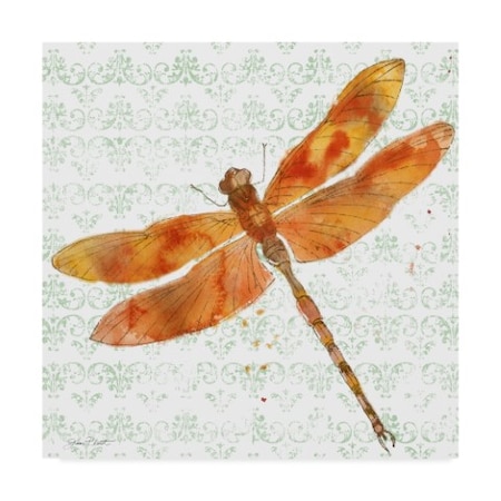 Jean Plout 'Dragonfly Bliss 4' Canvas Art,24x24